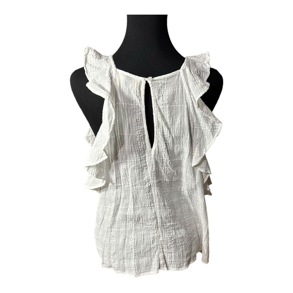 Universal Thread Women’s White Gauzy Sleeveless Top Sz XXL - Picture 5 of 6
